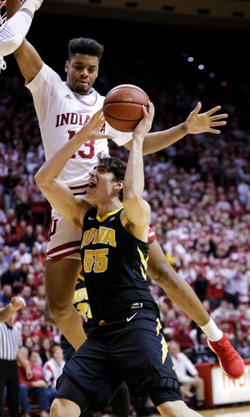 Bohannon’s late run helps No. 20 Iowa hold off Indiana 77-72